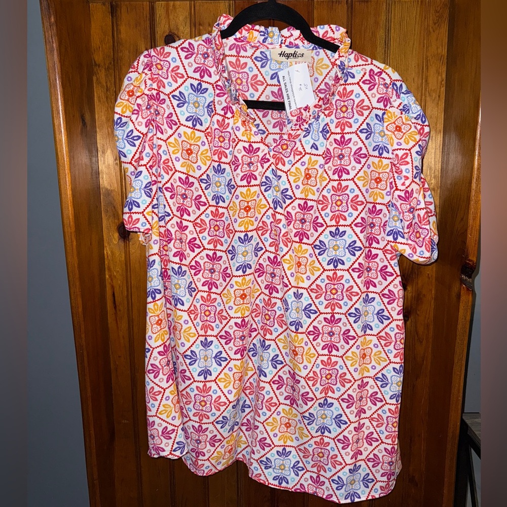Haptics by Holly Harper blouse‎ new with tags size 2X